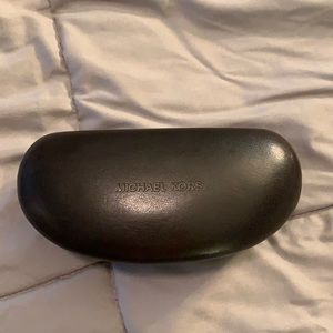 Brown Hard glasses case Michael Kors